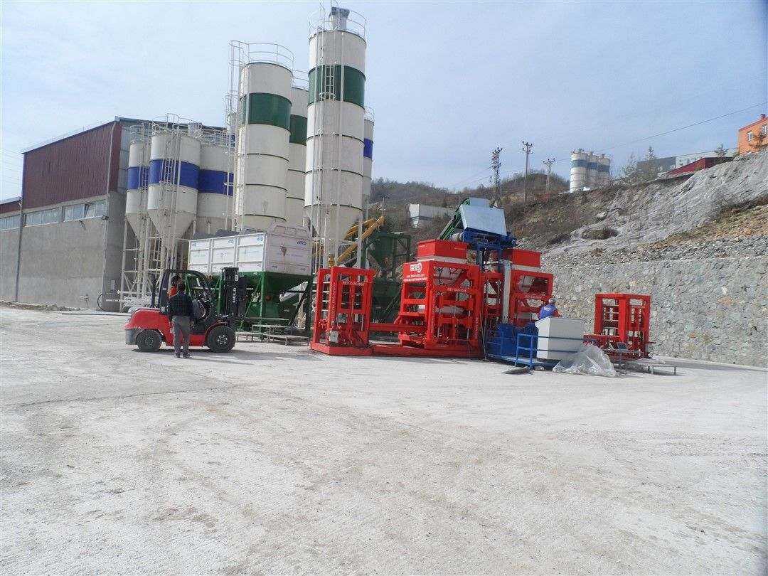 Machine Bloc Pavé semi Automatique Usine de Pave