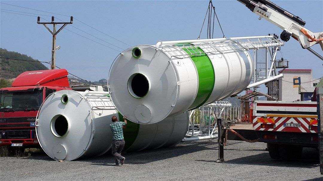 Silo Stockage Ciment 30 Tonnes, Centrale a Béton, Machine Parpaing, Machine Brique
